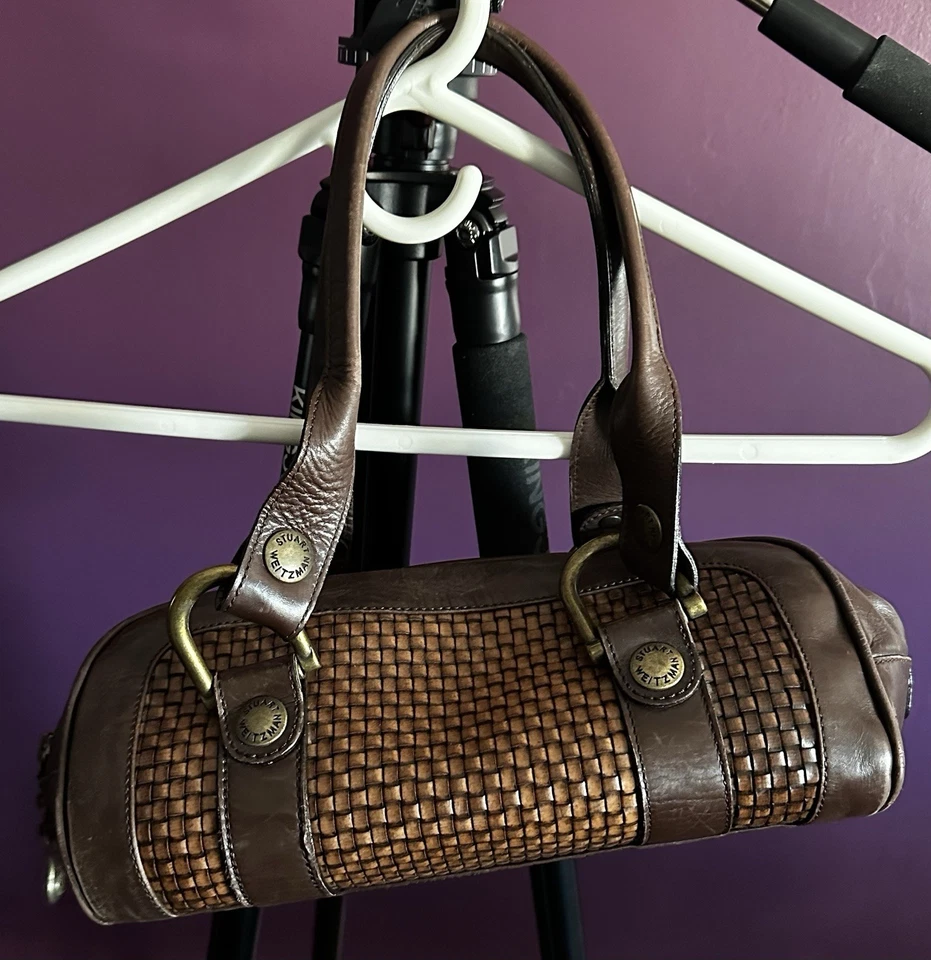 Vintage Stuart Weitzman Leather Purse designer  - Image 1 of 2