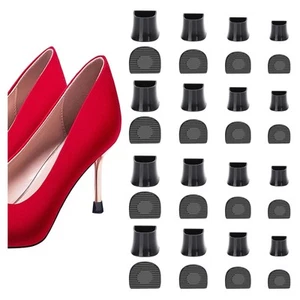 16 Pairs High Heel Protectors Stiletto Heel Repair Caps Covers & Heel Stopper... - Picture 1 of 7