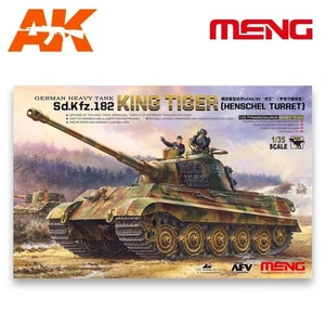 Modell Panzer Deutsch Heavy Tank Sd.kfz.182 King Tiger (Henschel Turret) MENG Ts - Bild 1 von 10