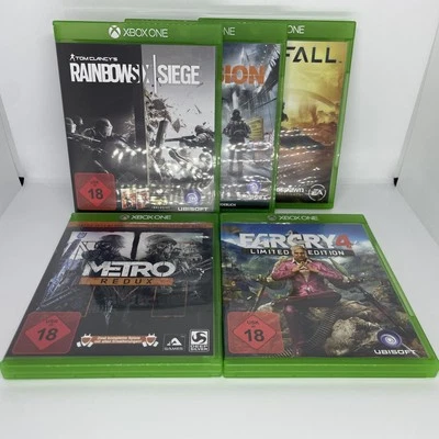 Xbox One FSK18 Shooter Bundle Metro Far Cry Rainbow Six Division Titanfall Set - Bild 1 von 4