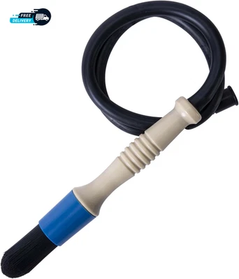 Parts Washer Brush with Hose- Wear Resistant Parts Cleaning Brush with 31 Inch