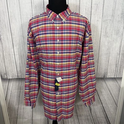 Ralph Lauren Men's 4XLT Mutlicolor Check Long Sleeve Button-Front Shirt NWT - Image 1 of 4