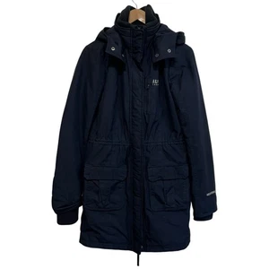 Abercrombie & Fitch Damen All Weather Warrior Parka Jacke Kapuze Navy Medium - Bild 1 von 16