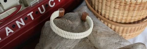 Nantucket Korb Stil Armreif Armband ~ Neu ~ Handwerk handgefertigt ~ - Bild 1 von 13
