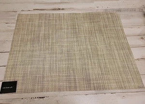 Manteles individuales Chilewich (4) 14X19 mini tejido de canasta de lino - Imagen 1 de 4