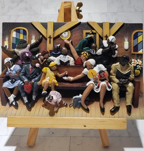 2003 VINTAGE ANNIE F. LEE "gimme dat gum" DESK OR WALL PLAQUE - Bild 1 von 12