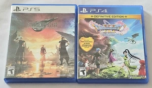 Final Fantasy VII Rebirth & Dragon Quest XI Definitive - Sony PlayStation 5 PS5  - Picture 1 of 4
