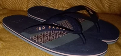 Chanclas Ted Baker London para hombre talla 6-7 multicolores Foto 1 de 4