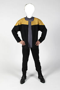 Star Trek uniforme chaqueta Voyager Gold-algodón-XL
