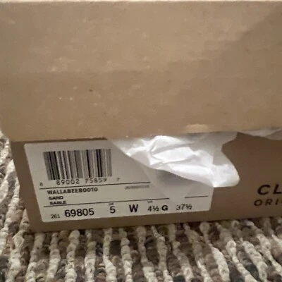 Clarks Kids Wallabee Boot O Sand Gamuza 26169805 Foto 1 de 2