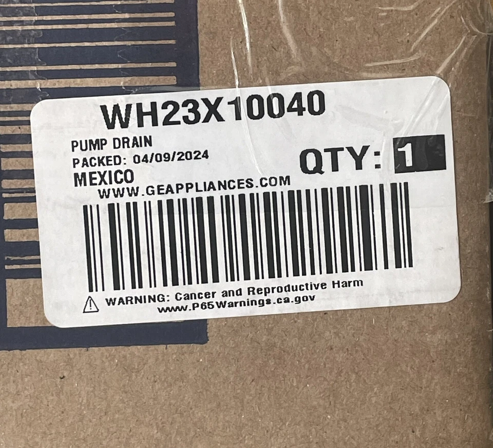 正品全新 Oem WH23X10040 排水泵 — 第 1/1 张图片