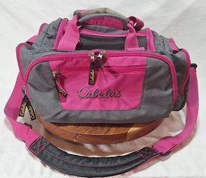 Cabela's 15" Seesack pink/grau Nacht Fitnessstudio Handgepäck Seesack 15x8x6"  - Bild 1 von 2