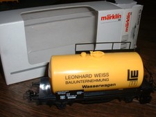 Märklin H0 00754-19 - Wasserwagen Leonard Weiss - unbespielt