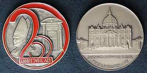 Medaglia - Giovanni Paolo II - Giubileo 2000 - Ae g 37 mm 44 - Box - Picture 1 of 1