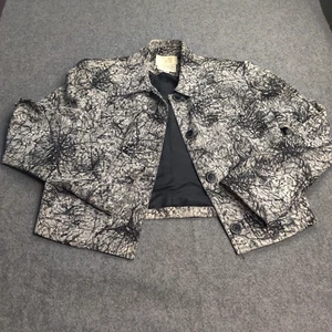 Cache x Alberto Makali Sport Trucker Jacket Woman 10 Splatter Lined Designer - Picture 1 of 13