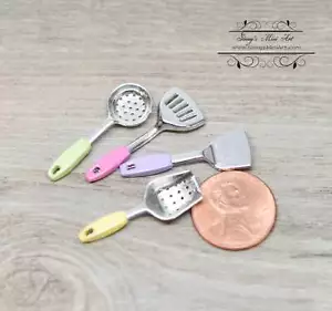 1:12 Dollhouse Cooking Utensil Set / Miniature Kitchenware D166 - Picture 1 of 2