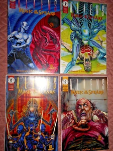 ALIENS MUSIC OF THE SPEARS LOT(4) NM BRADSTREET C/A 1994 - Picture 1 of 5