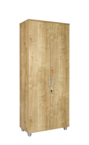 Aktenschrank Holz 80 cm x 40 cm x 190 cm Saphir Eiche - Bild 1 von 3