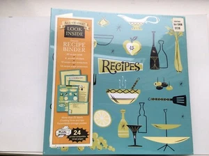 NIPACKAGING! ALL-IN-ONE DELUXE RECIPE BINDER W/RECIPE CARDS&POCKET DIVIDERS! - Picture 1 of 12