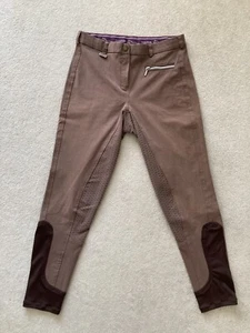 Reithose Damen 36 Equiva Full Grip Mid Brown - Bild 1 von 6