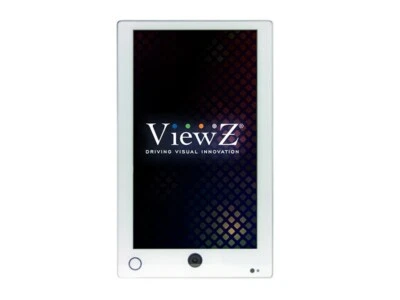 VZ-PVM-P1W3 13.3inch IP Portrait Public View LED Monitor with 2.1MP Camera/White - Image 1 of 4