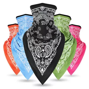 Balaclava UV Protection Face Mask Outdoor Sports Neck Gaiter Bandana Cover Scarf - Picture 1 of 25