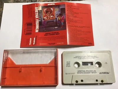 Aretha Franklin Who's Zoomin' Who? Cassette Tape 1985 Arista, Excellent - Image 1 of 4