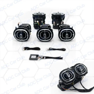 Luces LED ambientales de ventilación de aire 7 piezas para Mercedes Benz GLC300 GLC43 X254 64 colores Foto 1 de 4