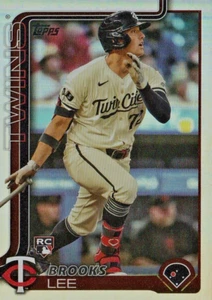Brooks Lee (RC) 2025 Topps Series 1 #317 (Silver Foil) Minnesota Twins FREE SHIP - Picture 1 of 2