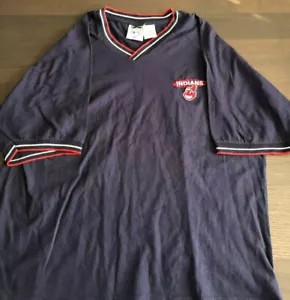Vintage 90s Cleveland Indians TShirt / Jersey Style Herren XL blau - Bild 1 von 3