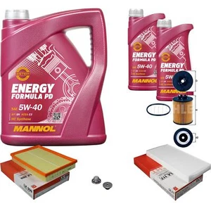 MAHLE Inspección Set 7 L MANNOL Energy Formula PD 5W-40 Para Opel Corsa C 1.2 - Imagen 1 de 9