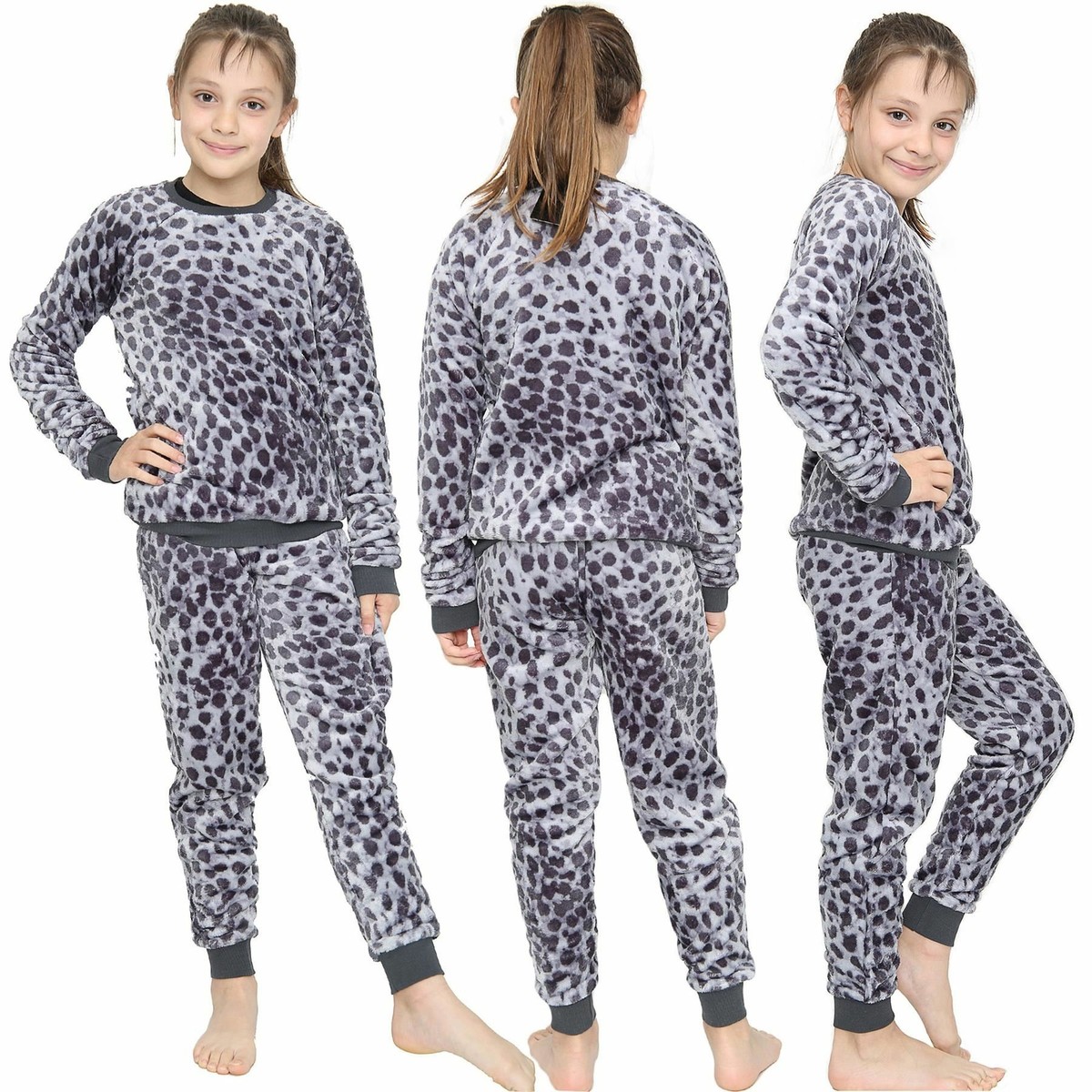 Pyjama Enfant Dinosaure Coton 2 Pièces – Pyjamas Bébé Garçon Fille Automne/Hiver, Motif Animaux Dessin Animé Mignon