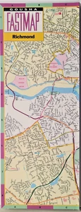 Richmond, Virginia - Gousha Laminated Fastmap - Imagen 1 de 5