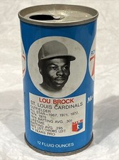 1977 Lou Brock St. Louis Cardinals RC Royal Crown Cola Can MLB All-Star Series