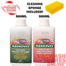 RENOVO SOFT TOP VINYL CLEANER AND ULTRA PROOFER KIT CAR-BOAT-CLEAN-WASH-PROOF
