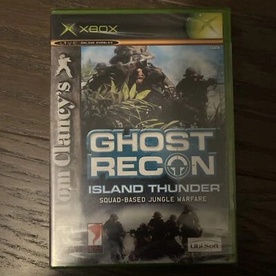 Tom Clancy's Ghost Recon: Island Thunder (Microsoft Xbox, 2003) Sealed NEW Rare - Image 1 of 4