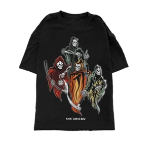 Camiseta Warren Lotas Four Horsemen Negra (WALO-ST001-BLACK) Talla S-XL - Imagen 1 de 1