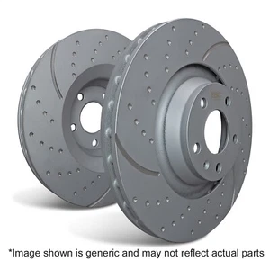 EBC Brakes GD1511 3GD Series Sport Slotted Rotor Set Fits 08-17 Impreza WRX STI - Picture 1 of 1