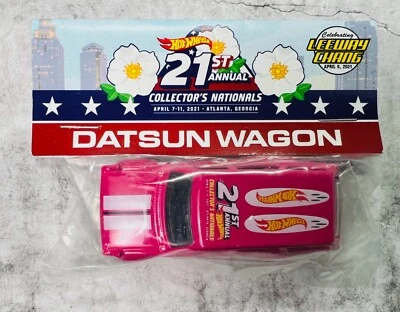 🎌🎌Hot Wheels 21st Annual Collectors Nationals Leeway Chang Datsun Wagon🎌🎌 - Image 1 of 4