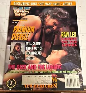 Vintage WWF Magazine July 1994 Diesel - Complete & Good Shape! - Picture 1 of 10
