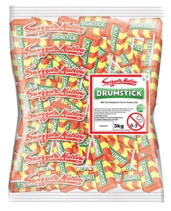 Swizzels Drumstick Lolly Full Bag 3kg - Classic Pick n Mix Lollipop Sweets - Picture 1 of 2