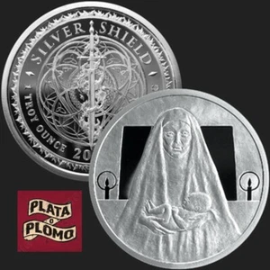 MINI ESCUDO DE PLATA ACUÑADA 1 OZ PRUEBA| 2020 | CONSCIENTIA #30 - LIFE baja acuñación - Imagen 1 de 9