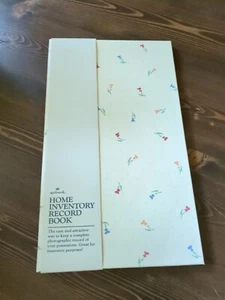 Vintage Homemakers Home Inventory Log By HALLMARK Housewives Record Keepers Book - Picture 1 of 11