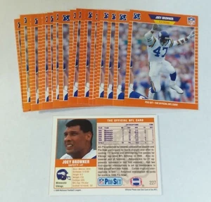 1989 Pro Set #227 JOEY BROWNER Lot of (10) - Picture 1 of 1