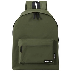 Mochila Caqui Brixton Lisa Sólida Mochila Estilo Hombre Mujer Laptop - Imagen 1 de 6