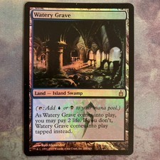 MTG RAV Watery Grave English version FOIL 1 sheet VG