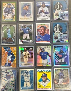 Vladimir Guerrero Jr 16 Card Lot 2020-2024 Inserts Color Refractors - Picture 1 of 1