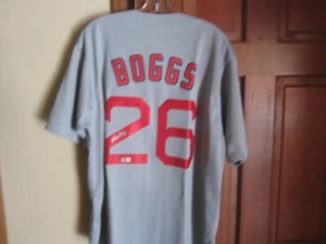 Wade Boggs Autograph Signed Auto Custom Jersey Beckett COA Boston Red Sox - Picture 1 of 6