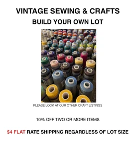 BUILD A LOT VARIOUS COLOR SPOOL EMBROIDERY SURELOCK MULTI-PURPOSE SEWING THREAD - Picture 1 of 223