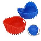 2pcs 70mm Manifold Gauge Protective Boot Covers Kit For Gauges Red Blue Rubber